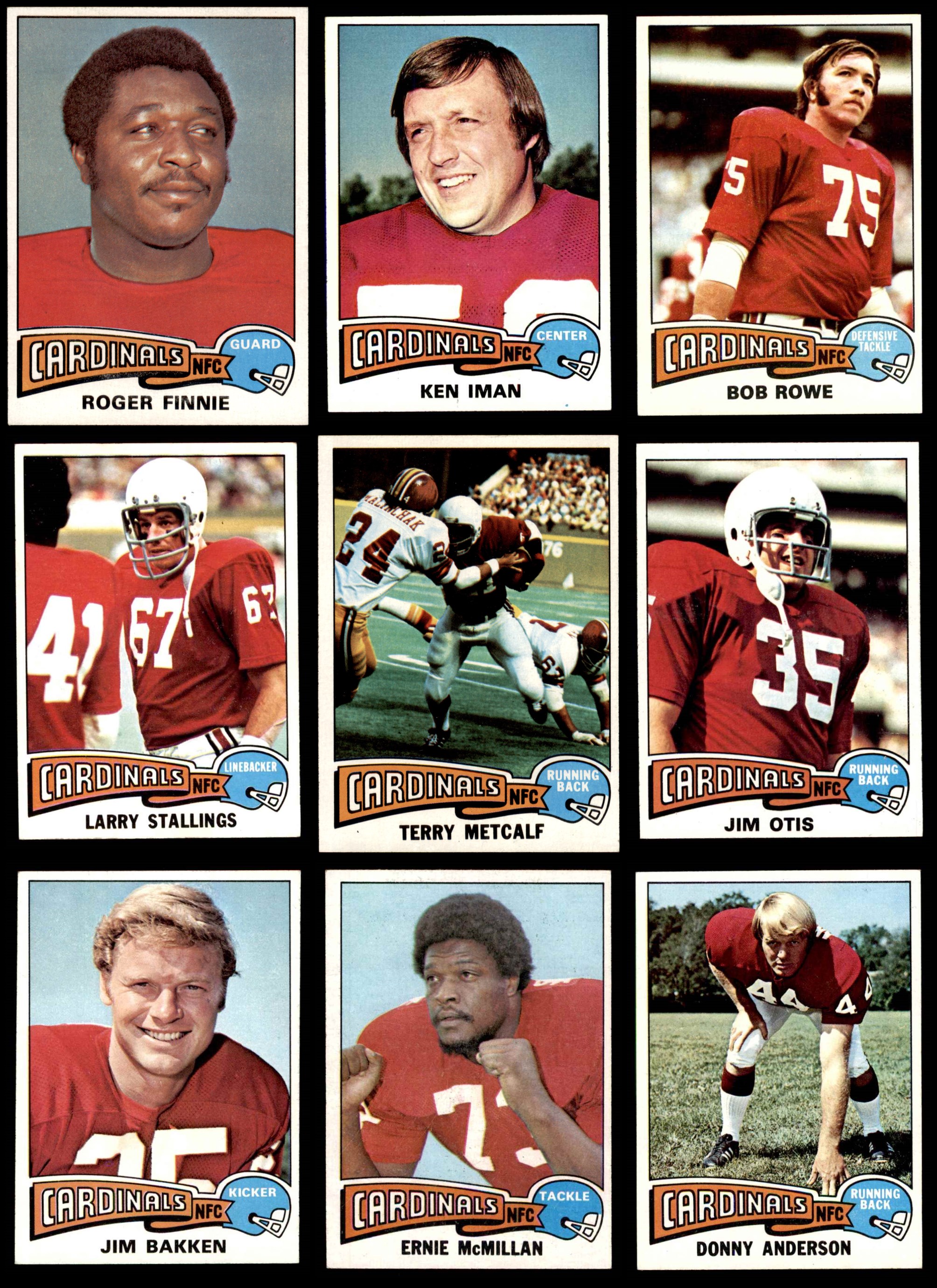 1975 Topps St. Louis Cardinals Football Team Set Cardinals-FB 7.5 - NM+ for sale online