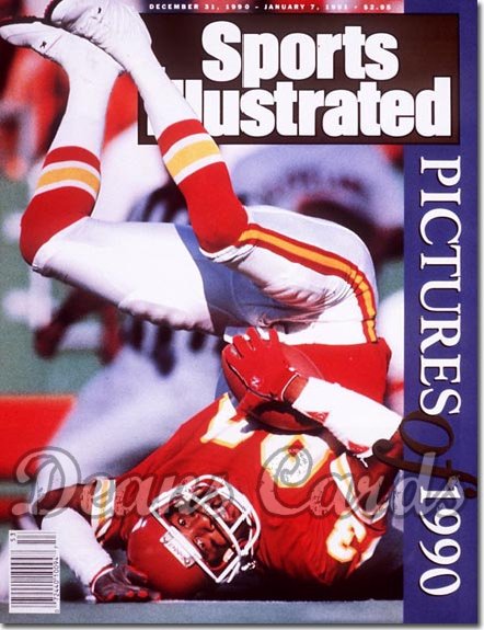 1990 Sports Illustrated - With Label   December 31  -  Stephone Paige (Kansas City Chiefs) (Pictures of )