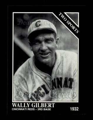 1992 Conlon #404   -  Wally Gilbert Two Sports
