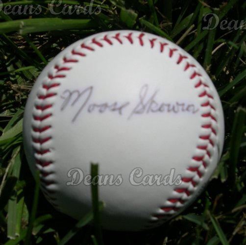 Moose Skowron Autographed Ball