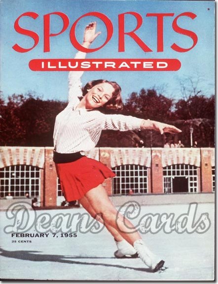 1955 Sports Illustrated - No Label   February 7  -  Carol Heiss (Figure Skating / Figure Skater)