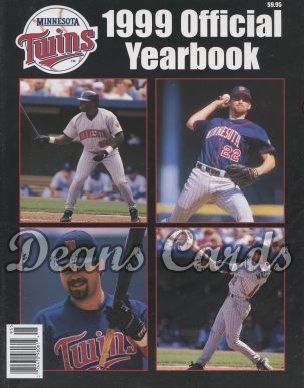 1999 Minnesota  Twins Yearbook - Matt Lawton/Ron Coomer/others