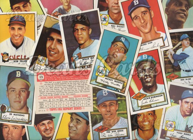 1952 Topps REPRINT # 1952 Topps Baseball Reprint Complete Set (In Box)