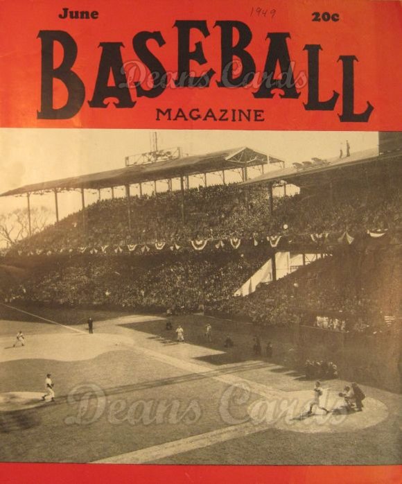 1949 Baseball Magazine    June 
