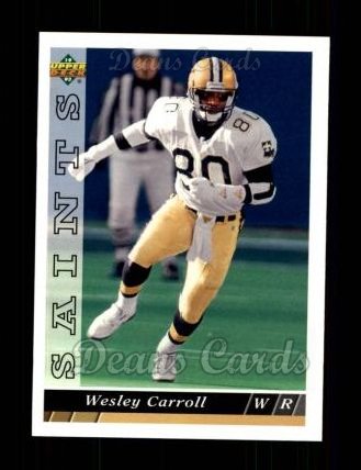 1993 Upper Deck #404  Wesley Carroll 