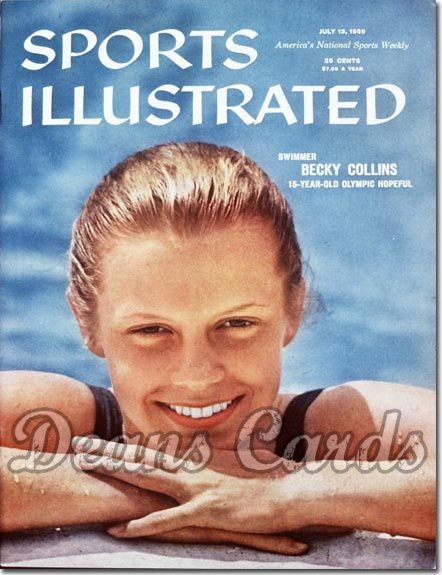 1959 Sports Illustrated - No Label   July 13  -  Betsy Collins (Swimming / Swimmer)