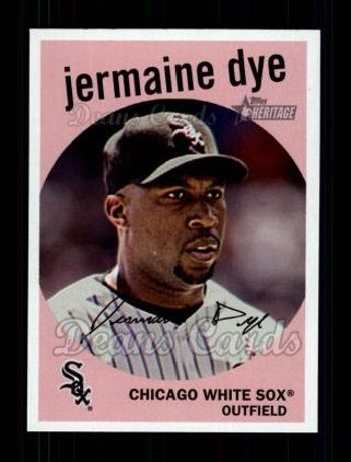 2008 Topps Heritage #407  Jermaine Dye 