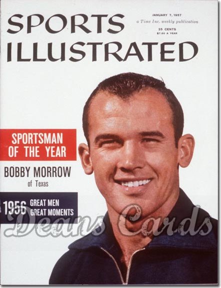 1957 Sports Illustrated - No Label   January 7  -  Bobby Morrow Texas Abilene Track Running