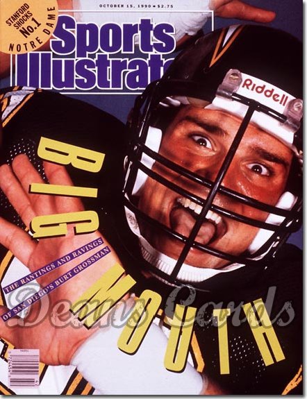 1990 Sports Illustrated - With Label   October 15  -  Burt Grossman (San Diego Chargers)