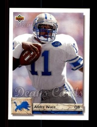 1992 Upper Deck #206  Andre Ware 