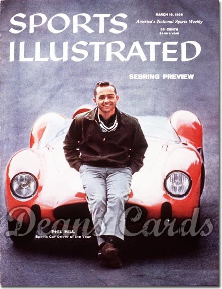1959 Sports Illustrated - No Label   March 16  -  Phil Hill Ferrari Racing