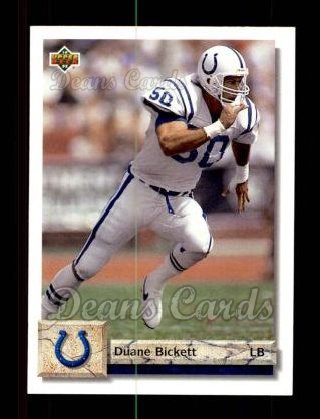 1992 Upper Deck #276  Duane Bickett 