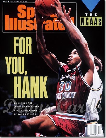 1990 Sports Illustrated - With Label   March 26  -  Bo Kimble (Loyola Marymount)