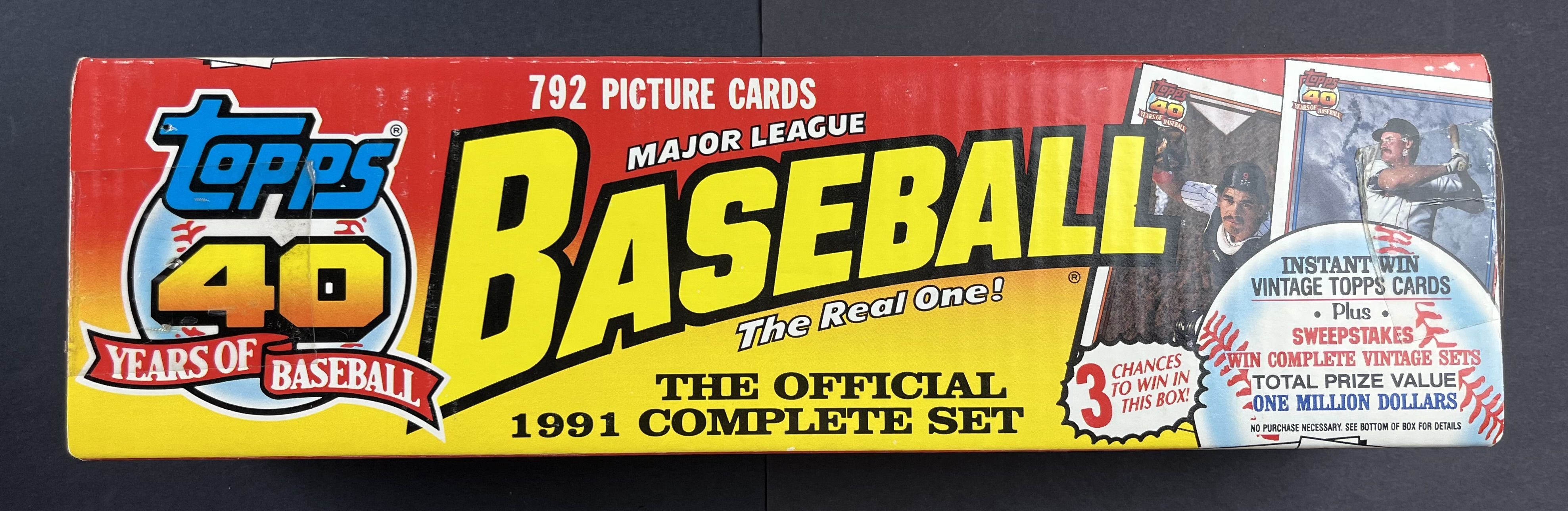 1991 Topps # 1991 Topps Baseball Complete Set