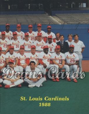 1988 St. Louis Yearbook - Wraparound team photo