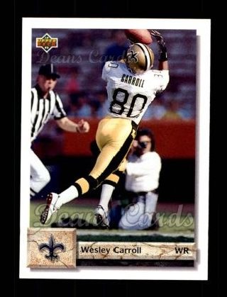 1992 Upper Deck #541  Wesley Carroll 