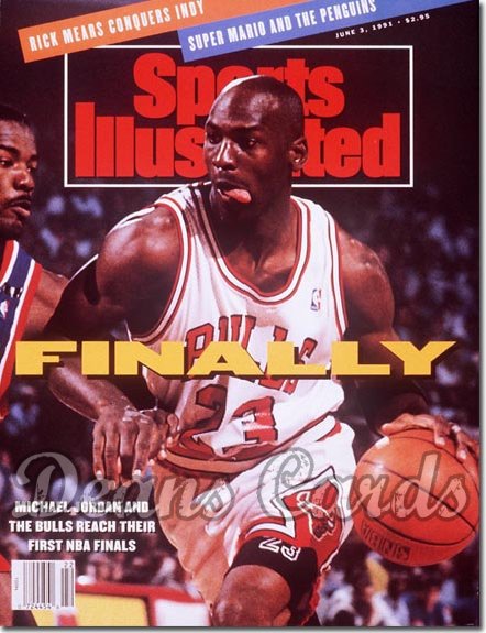 1991 Sports Illustrated - With Label   June 3  -  Michael Jordan (Chicago Bulls)