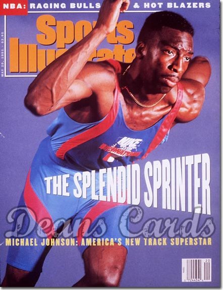 1991 Sports Illustrated - With Label   May 20  -  Michael Johnson
