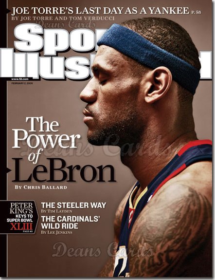 2009 Sports Illustrated - With Label   February 2  -  The Power of LeBron James (Cavaliers)