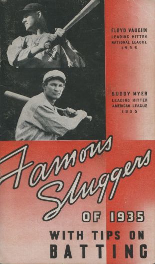 Famous Sluggers Yearbook 1935 Vaughn / Myer