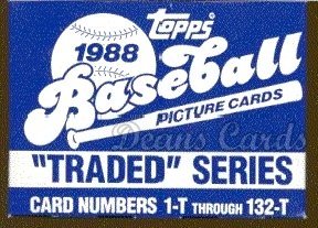 1988 Topps # 1988 Topps Baseball Traded Complete Set (In Box)