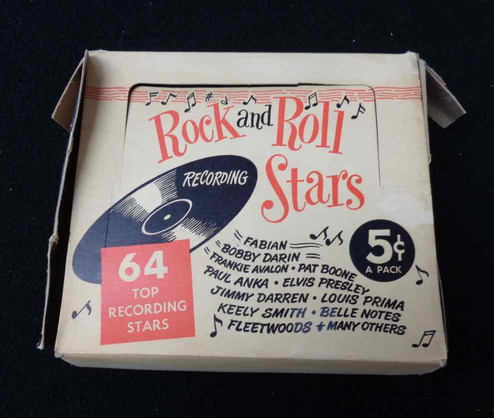 1959 Nu Card     Rock and Roll Opened Box