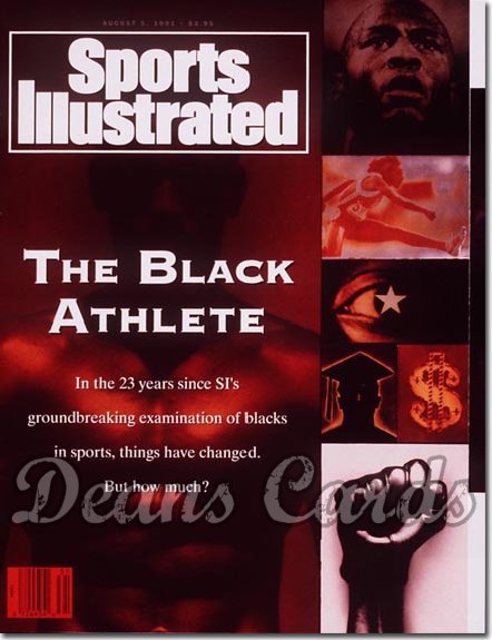 1991 Sports Illustrated - With Label   August 5  -  Michael Jordan (Bulls) Jackie Joyner 