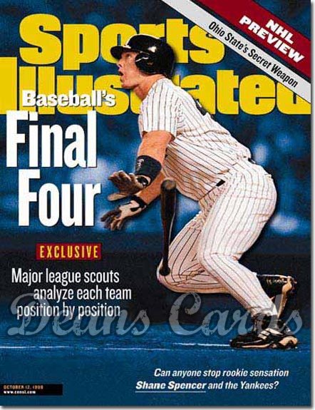 1998 Sports Illustrated - With Label   October 12  -  Greg Vaughn San Diego Padres (Regional)