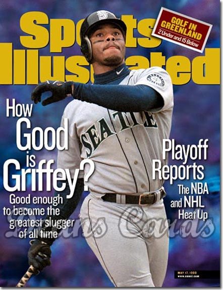 1999 Sports Illustrated - With Label   May 17  -  Ken Griffey Jr. (Seattle)