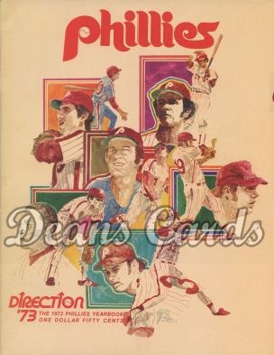 1973 Philadelphia Phillies Yearbook - 12 drawings, with Carlton