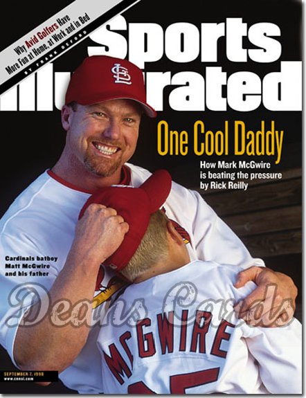 1998 Sports Illustrated - With Label   September 7  -  Mark McGwire (St. Louis Cardinals)