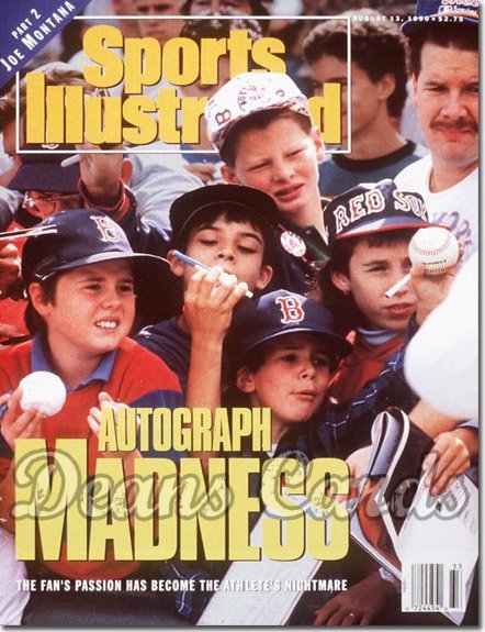 1990 Sports Illustrated - With Label   August 13  -  Autograph Madness
