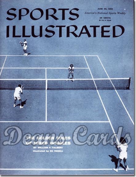 1958 Sports Illustrated - No Label   June 30  -  Mixed Doubles