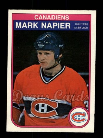 1982 O-Pee-Chee #189  Mark Napier 