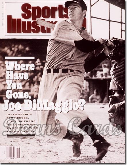 1993 Sports Illustrated - With Label   May 3  -  Joe Dimaggio NY