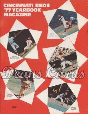 1977 Cincinnati Reds Yearbook - Morgan/Bench/Foster/others