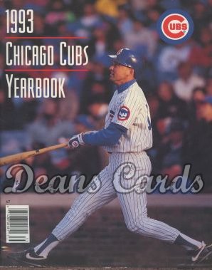 1993 Chicago Cubs Yearbook - Mark Grace