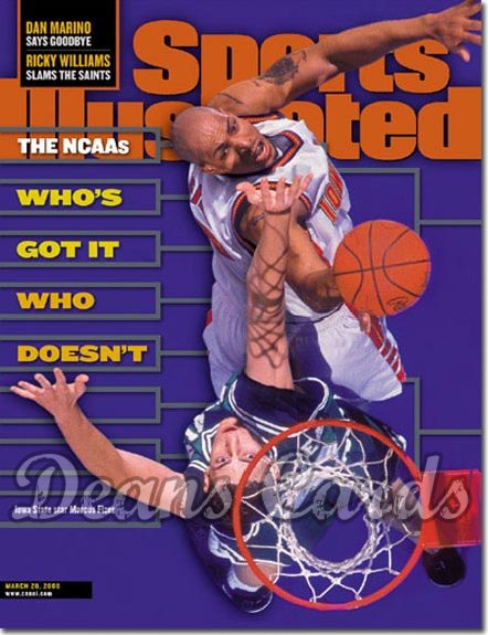 2000 Sports Illustrated - With Label   March 20  -  Marcus Fizer Iowa State Cyclones