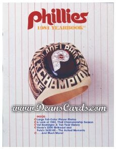 1981 Philadelphia Yearbook - World Series ring photo