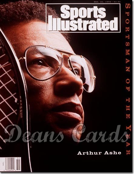 1992 Sports Illustrated - No Label   December 21  -  Arthur Ashe (Sportsman of the Year)
