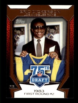 2010 Topps Draft 75th Anniversary #45 75DA Eric Dickerson 