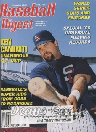 1997 Baseball Digest   -  Ken Caminiti  February 