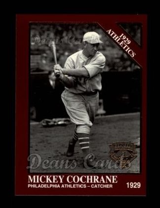 1994 Conlon Burgundy #1146   -  Mickey Cochrane 1929 Athletics
