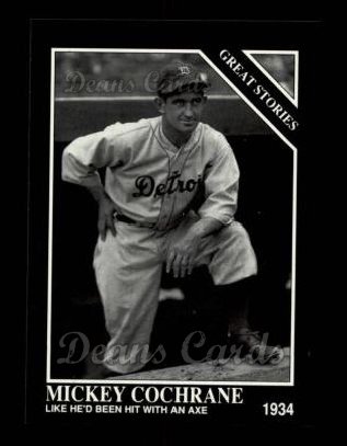 1992 Conlon #432   -  Mickey Cochrane Great Stories