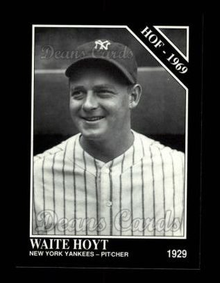 1992 Conlon #468   -  Waite Hoyt Hall-of-Fame