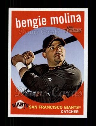 2008 Topps Heritage #103  Bengie Molina 