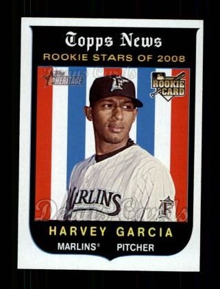 2008 Topps Heritage #125  Harvey Garcia 