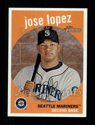 2008 Topps Heritage #33  Jose Lopez 