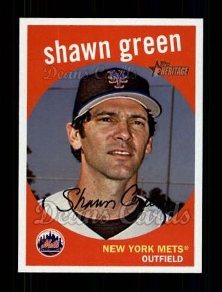 2008 Topps Heritage #468  Shawn Green 