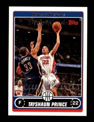2006 Topps #189  Tayshaun Prince 